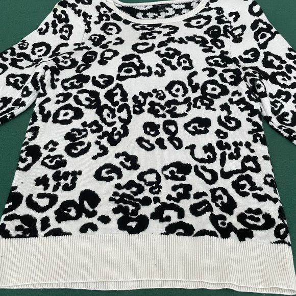 Ann Taylor Leopard Sweater - Picture 2 of 9